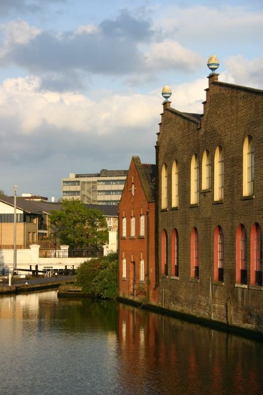Buildings on canal