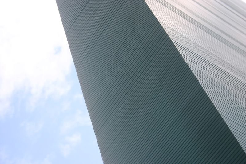 Towering glass