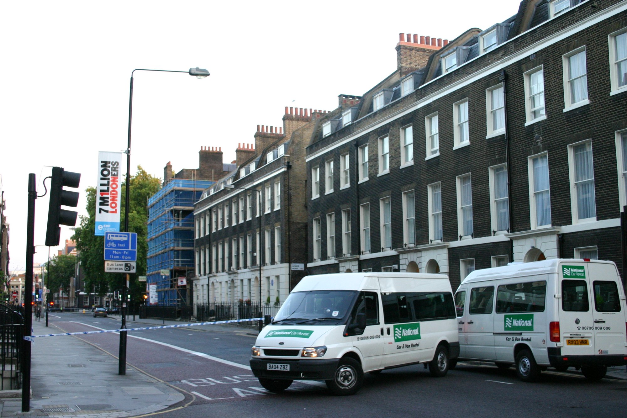 Police vans