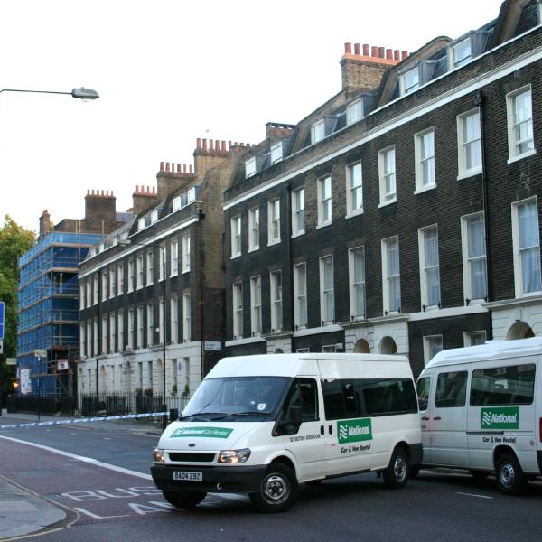Police vans