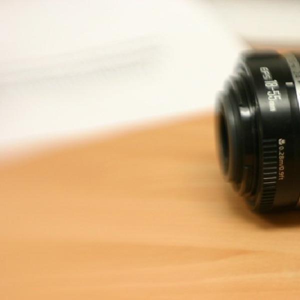 My 18-55mm lens through a lensbaby