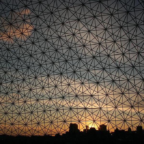 Montréal skyline from the Biosphere