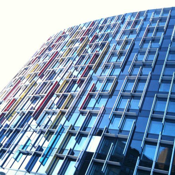 Colourful glass