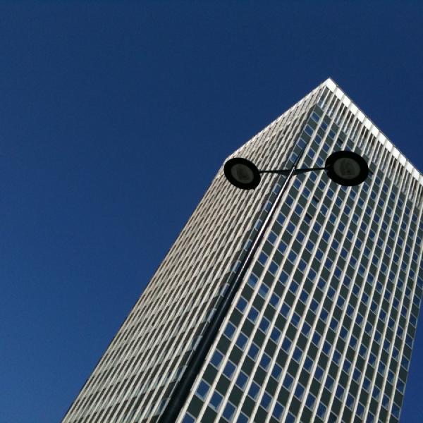 Looking up at Marble Arch
