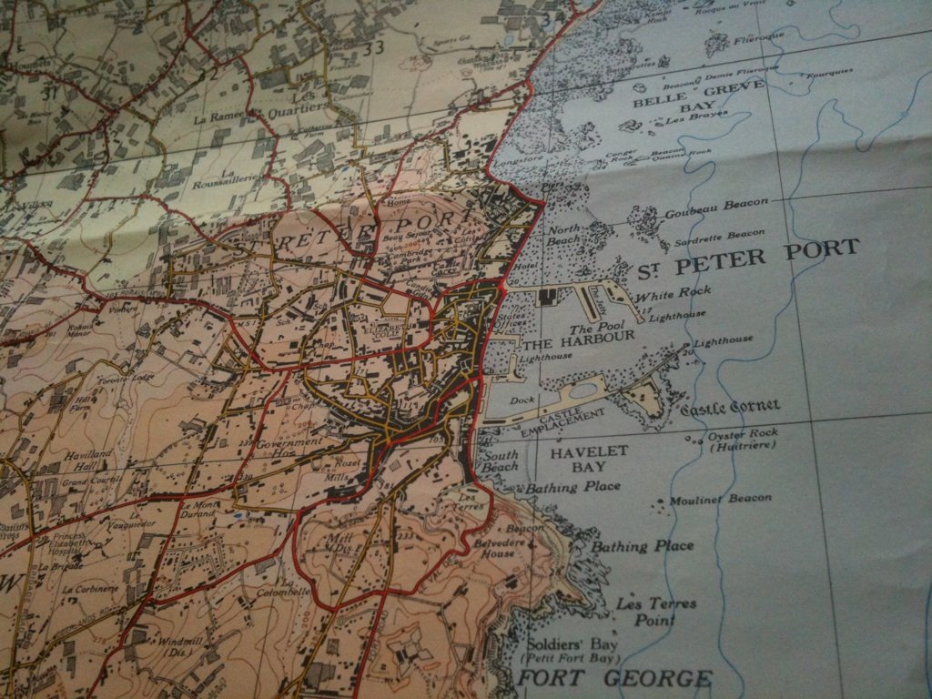 I found stall in Spitalfields Market selling old maps... couldn't resist buying a map for £1