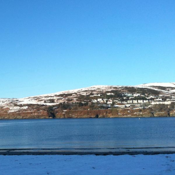 Bradda Head in the snow