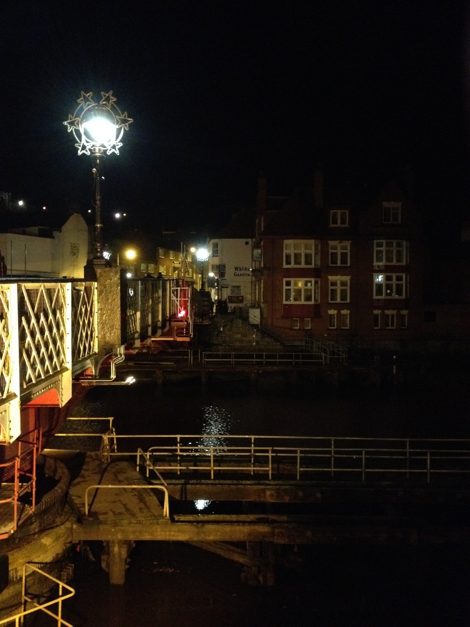 Whitby by night