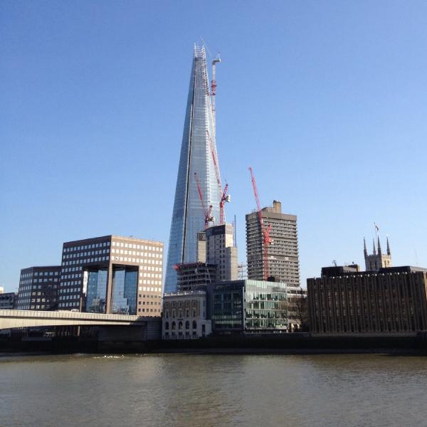 The Shard from the Thames Path