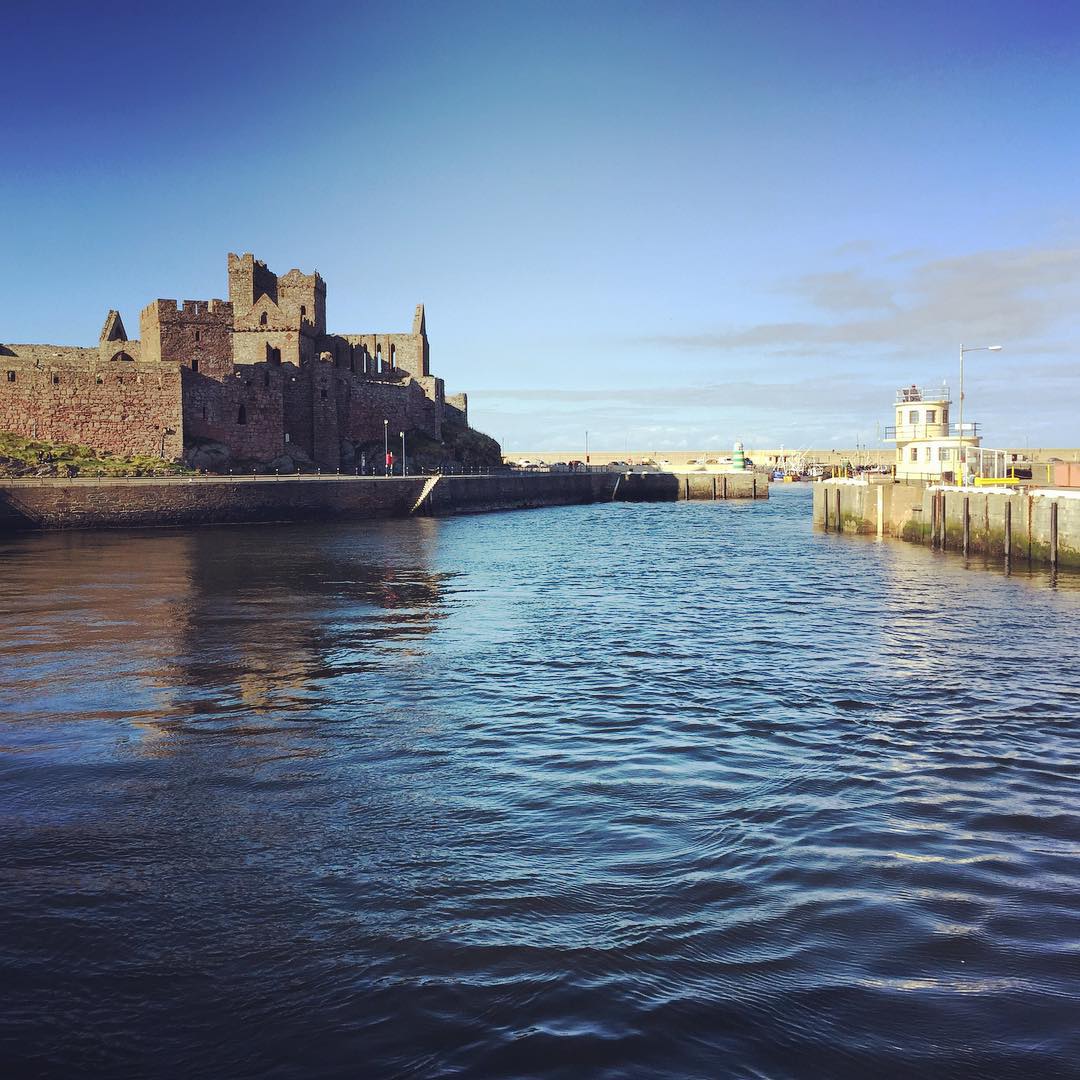 Reflections of Peel Castle