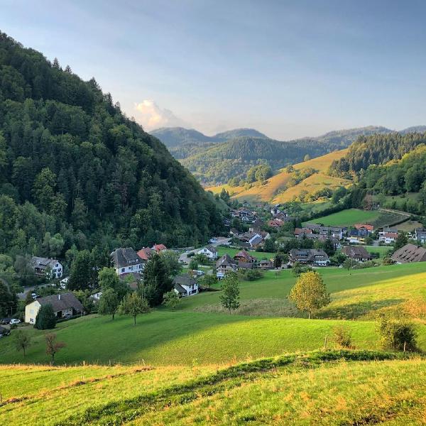 Mnstertal valley sunset