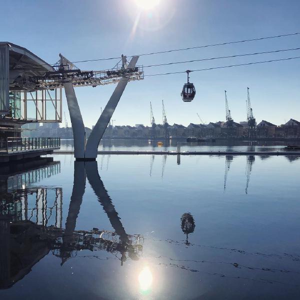 Morning at the Royal Docks