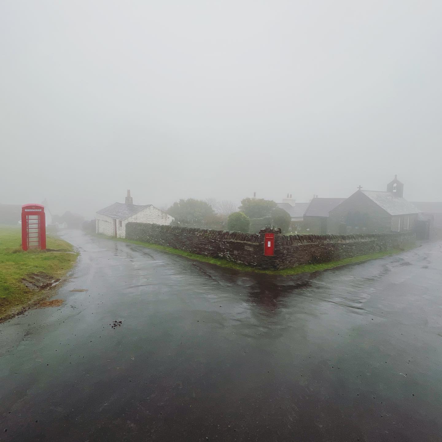 Cregneash in the rain