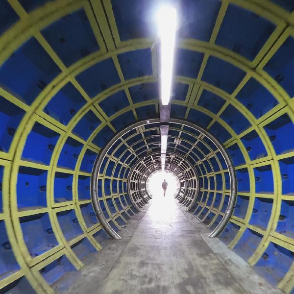Tunnel under the A13